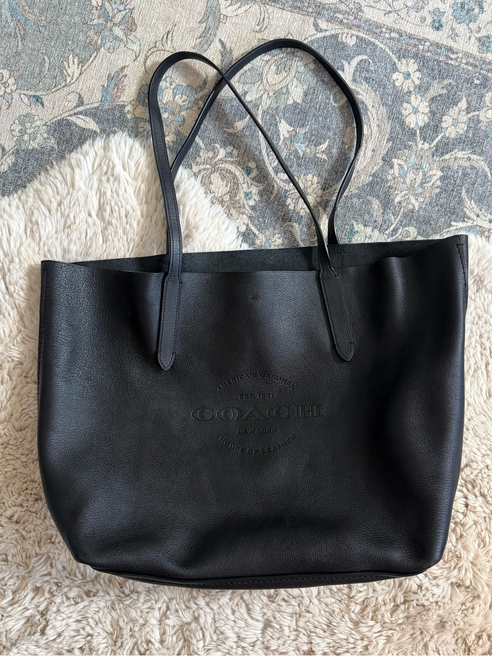 Coach Hudson Leather Tote - Picture 10 of 12